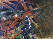 Franz Marc The fate of the animals Spain oil painting artist